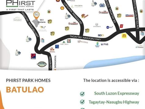 phirst park|phirst park homes batulao map.